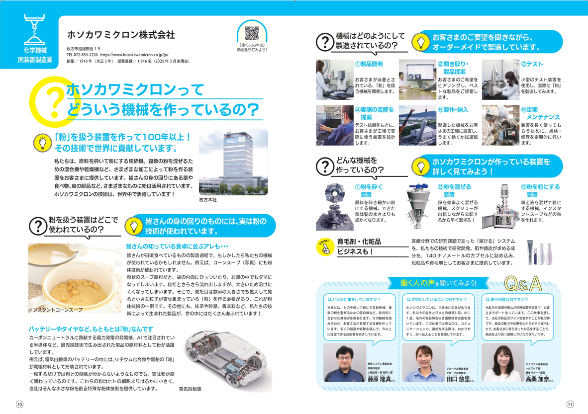 京阪版 中学生のためのお仕事ブック」に当社が掲載されました